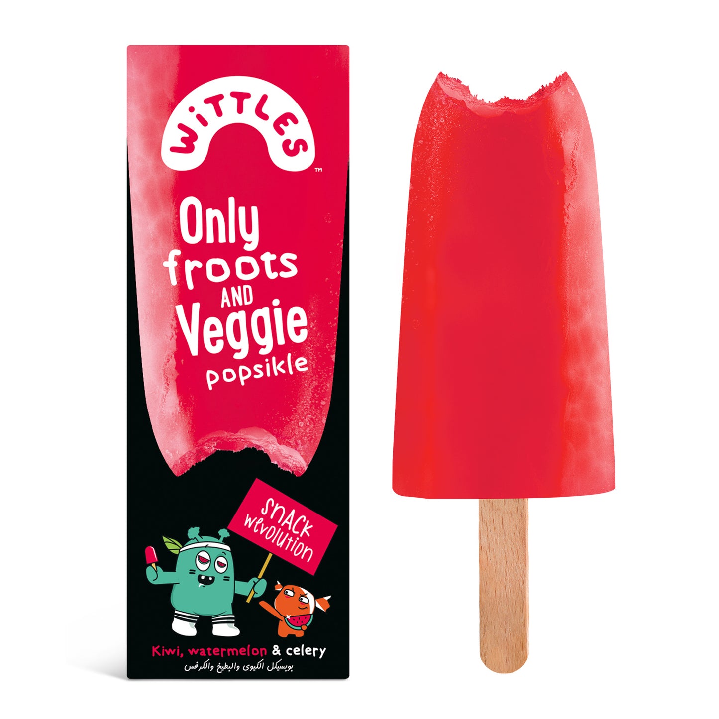Kiwi, Watermelon & Celery Popsicle
