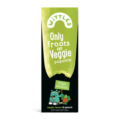 Apple, Lemon & Spinach Popsicle