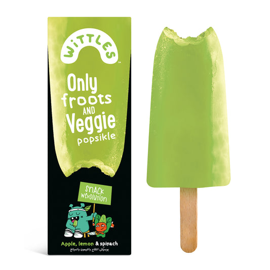 Apple, Lemon & Spinach Popsicle