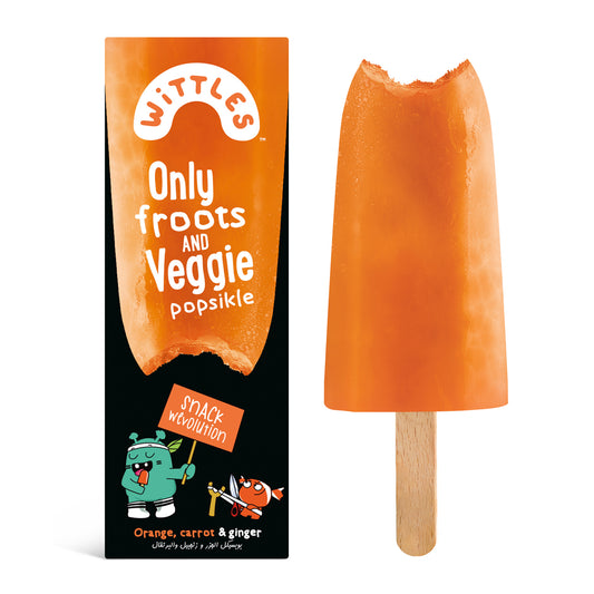 Orange, Carrot & Ginger Popsicle